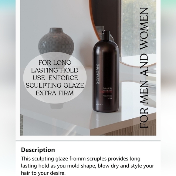 Scruples Enforce Sculpting Glaze 8.5 ounce - Picture 3 of 4